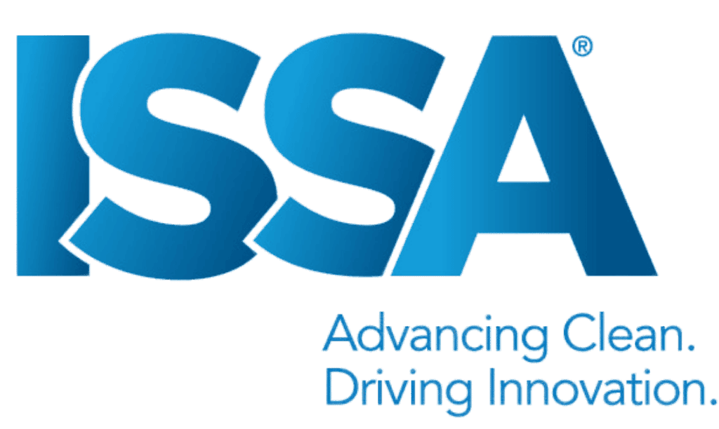 The image displays the ISSA logo in blue with the slogan "Advancing Clean. Driving Innovation." beneath it.